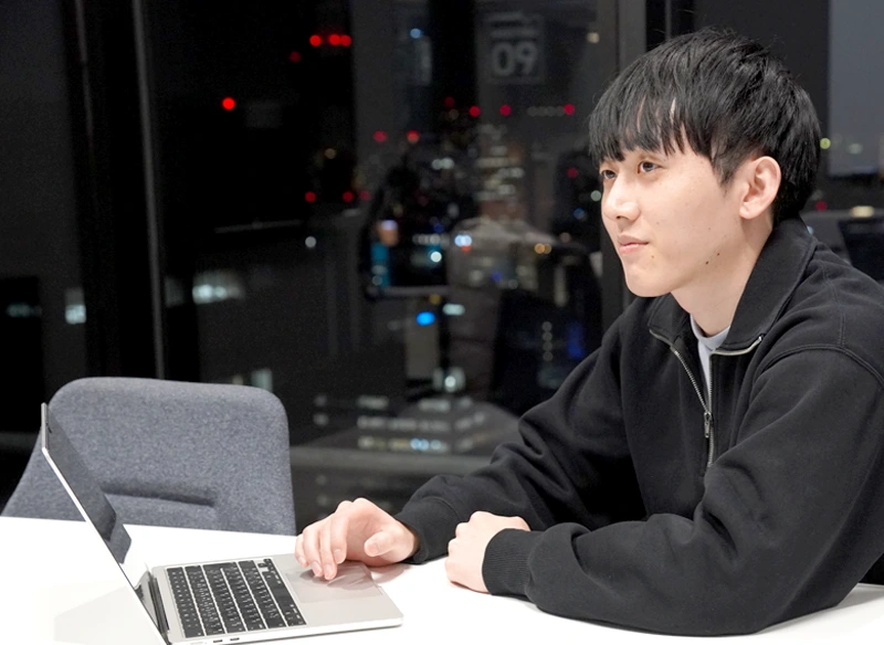 勝亦 聖さんの仕事風景